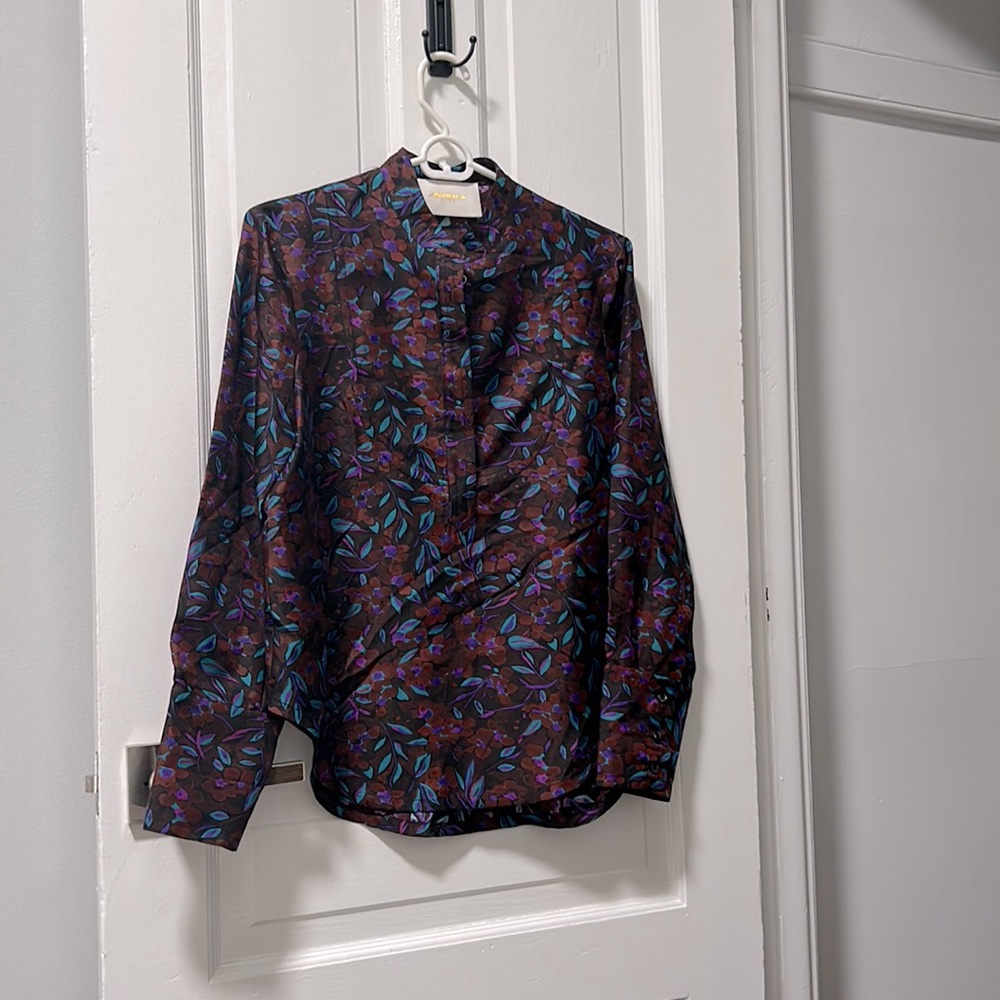 La Double J blouse 100 silk new
